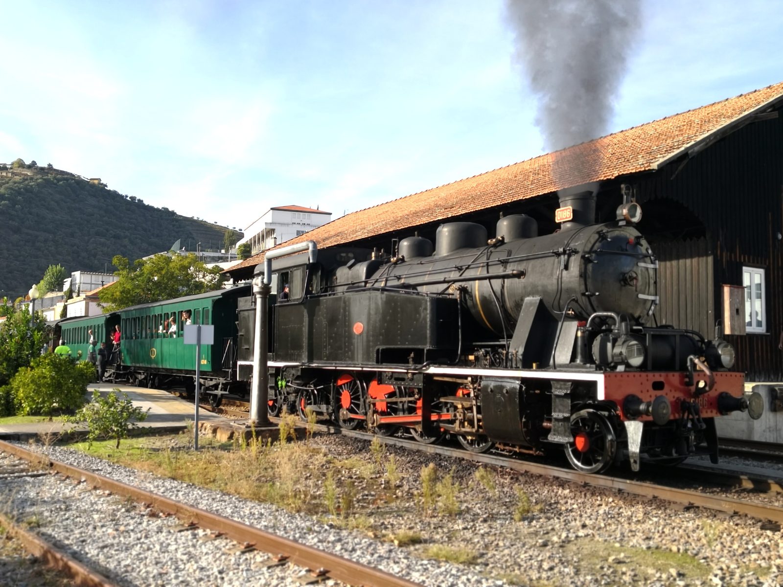 Douro historic train, steam locomotive